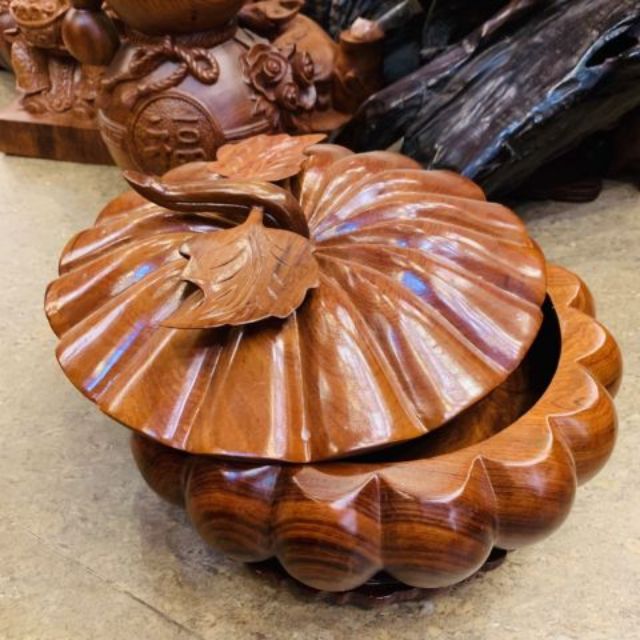 Hộp đựng bánh mứt dạng quả bí